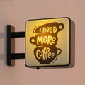 Coffee Shop Glowing Decoration