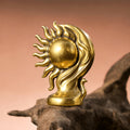 pure brass sun and moon mythological statue